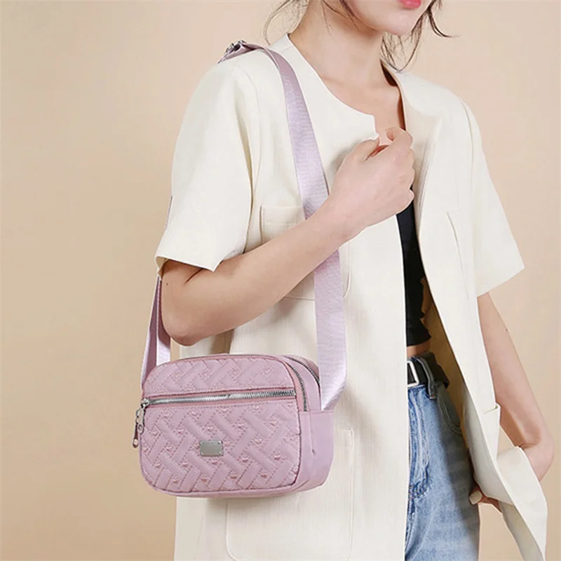 Ladies Crossbody Single Shoulder Bag Composite Fabric Fashion Casual Simple Ground Stalls Walking Jiepang Hot Selling Bags