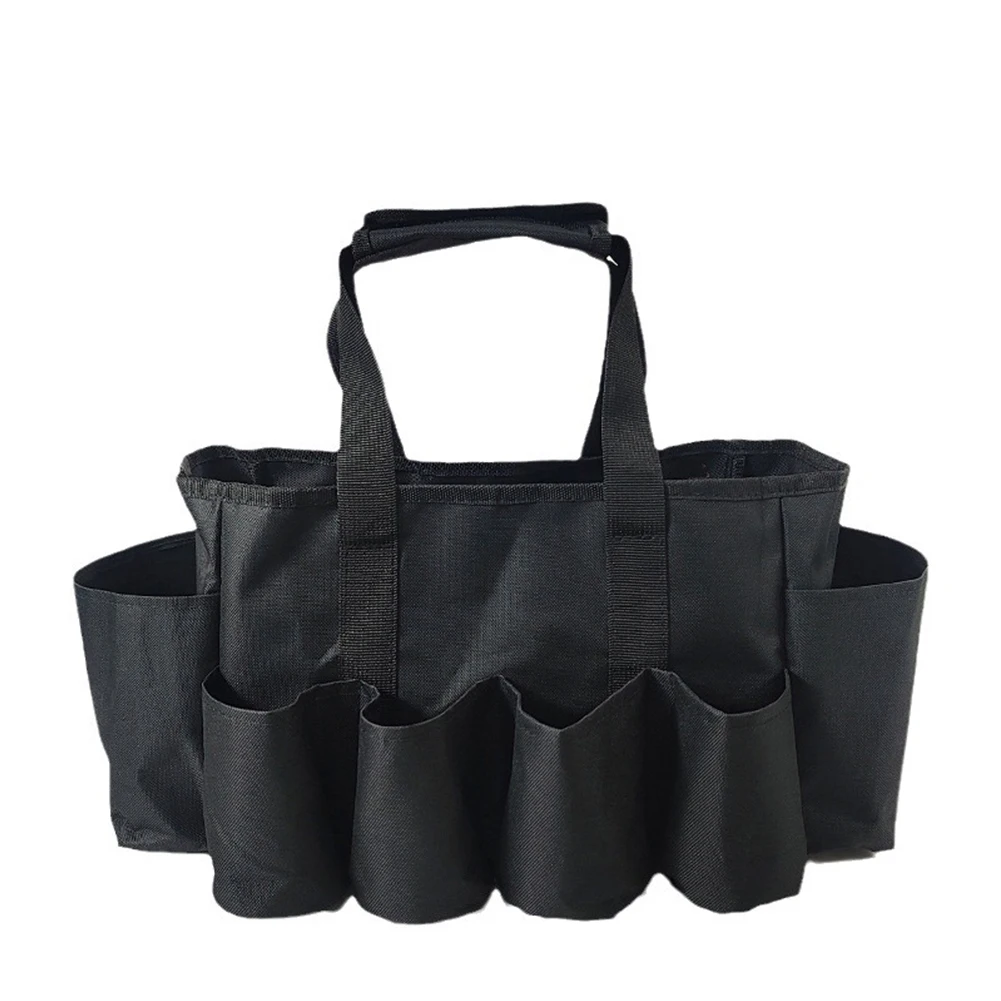 Cleaning Activities 45x30x21cm Cleaning Supplies Organizer Versatile Gardening Tote Bag Cleaning Caddy 600D Oxford Bag