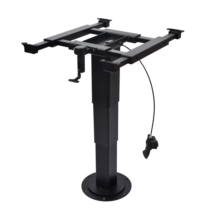 RV Table Leg Pneumatic Lifting Table Legs with 360 Degree Rotating up & Down Desk Leg for Motorhome Caravan Van Camper