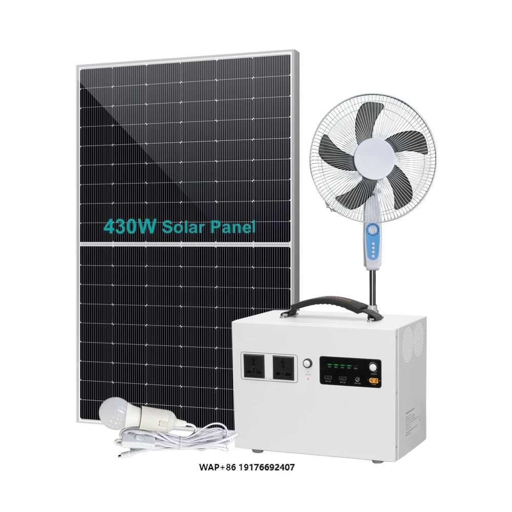 All-in-One Solar Generator MPPT' 1200W Pure Sine Wave 960Wh 19.2V 50Ah LiFePO4 Battery Home Use Solar Power Station