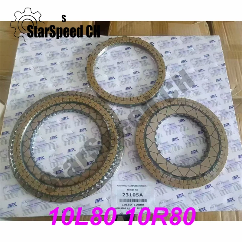 

Brand New 10R80 10L80 10 Speed Transmission Clutch Plate Friction Plate Kit Suit For Ford F-150 Ranger Lincoln RWD