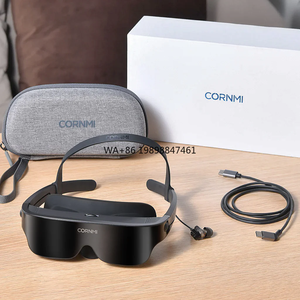 

Immersive 3D Smart Glasses AR Hardware for Private Cinema & Gaming Head Mounted Virtual Reality Display Stock