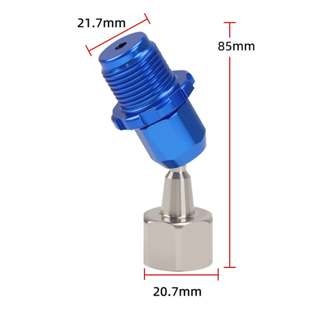 Dual Washer Spray Accessory Airless 360 Degree Rotation 8.5x2.7x2.7cm Airless Spray Adapter Customizable Rotation