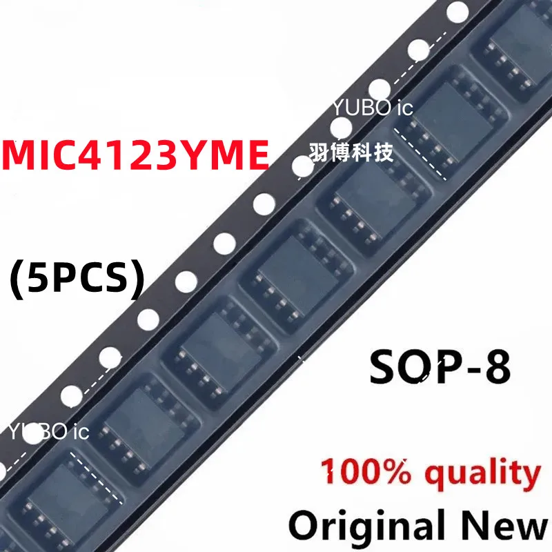 (5piece)100% New MIC4123YME 4123YME sop-8 Chipset