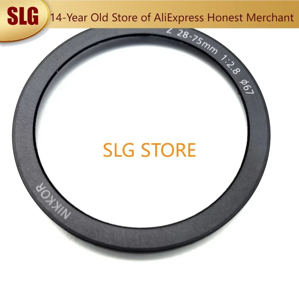 

Original Lens Makeup Name Press circle Label Decorative Ring Part For Nikon Nikkor Z 28-75 mm 28-75mm f/2.8 Camera Repair