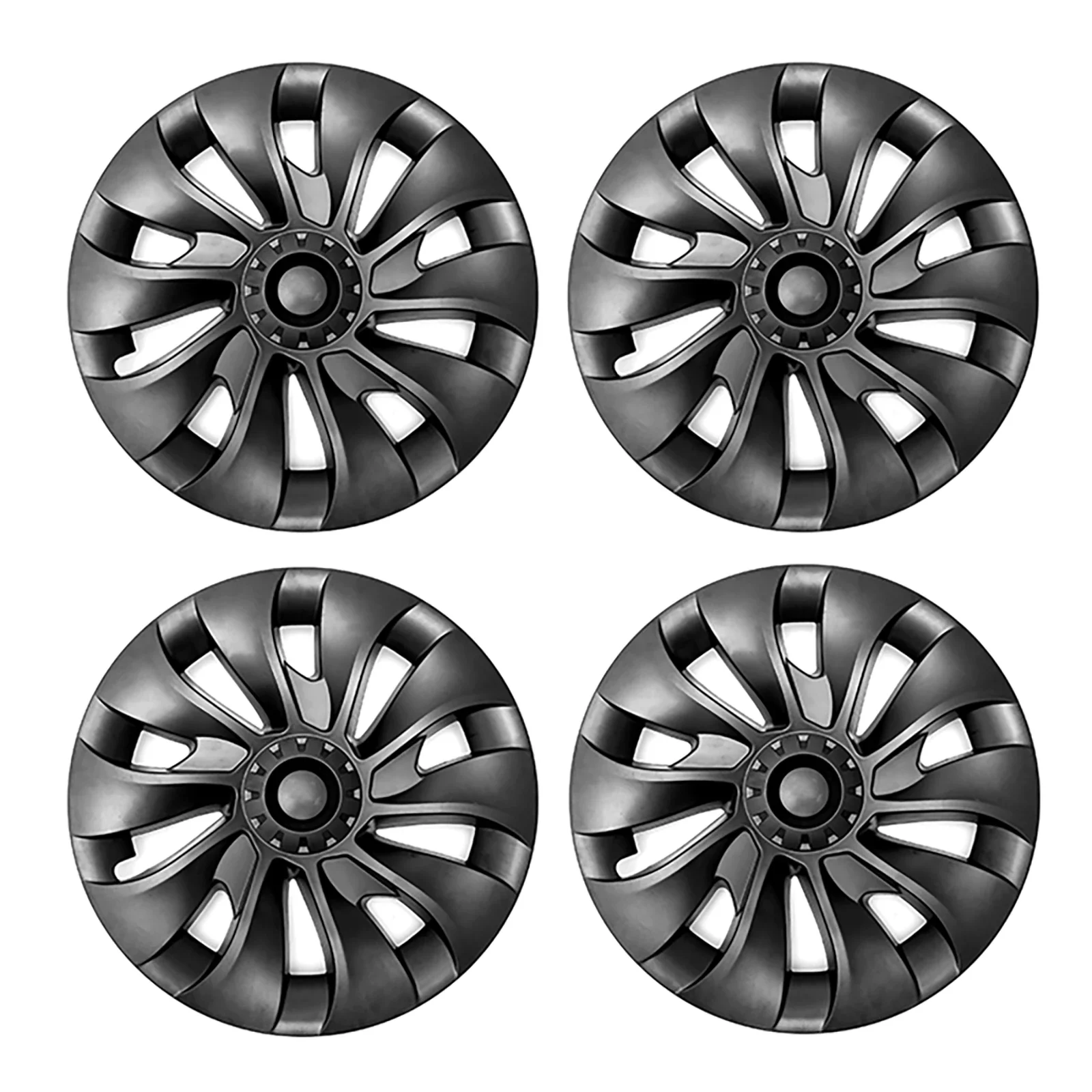 18 Inch Car Hub Caps Modification Decorative Protection Wheel Cap Full Cover Proteection for Tesla Model 3 2018-2022