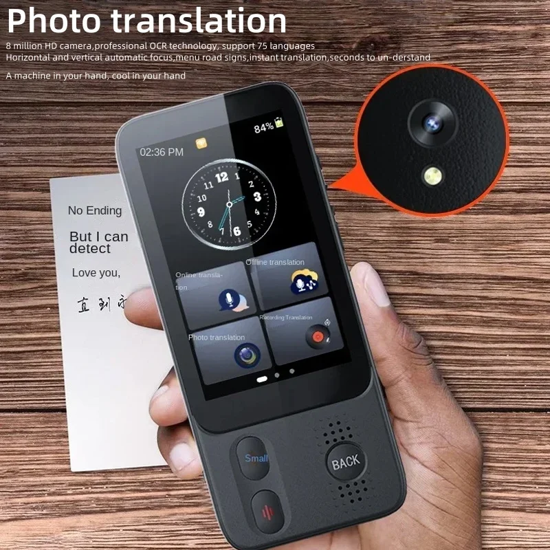 2025 New S10 Instant Voice Translator Portable 138 Language Smart Translator Supports Voice Recording Photo Offline Translation