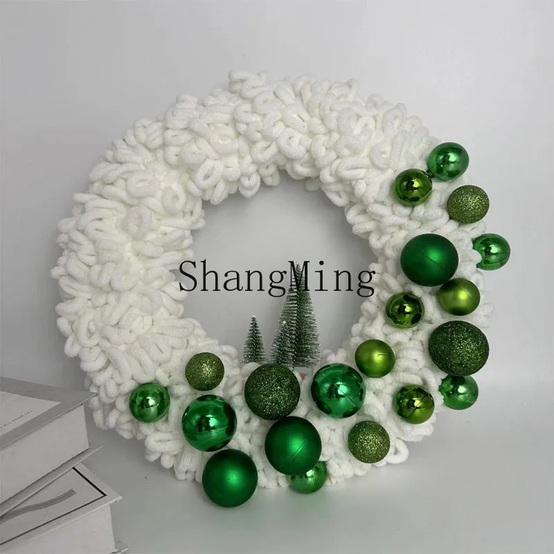 

PYH Christmas Ornaments Wreath Wreath Window Arrangement Fabric Door Hanging Party Venue Arrangement Christmas