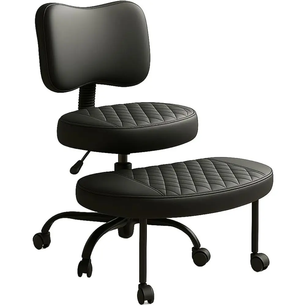 

Legged Oice Chair Meditation ADHD Yoga Chair or Adults with Ergonomic Back Support Cushioned Seat and Leg Rest or Criss Sitting