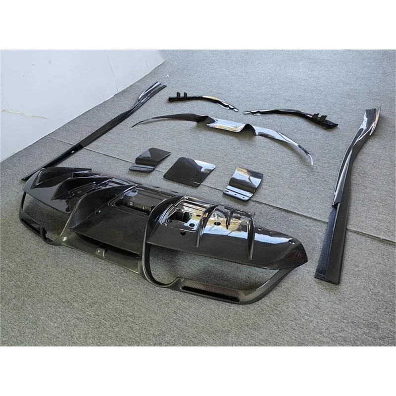 

High Quality N-Style Carbon Fiber Front Bumper Lip Side Skirt Rear Diffuser Body Kit