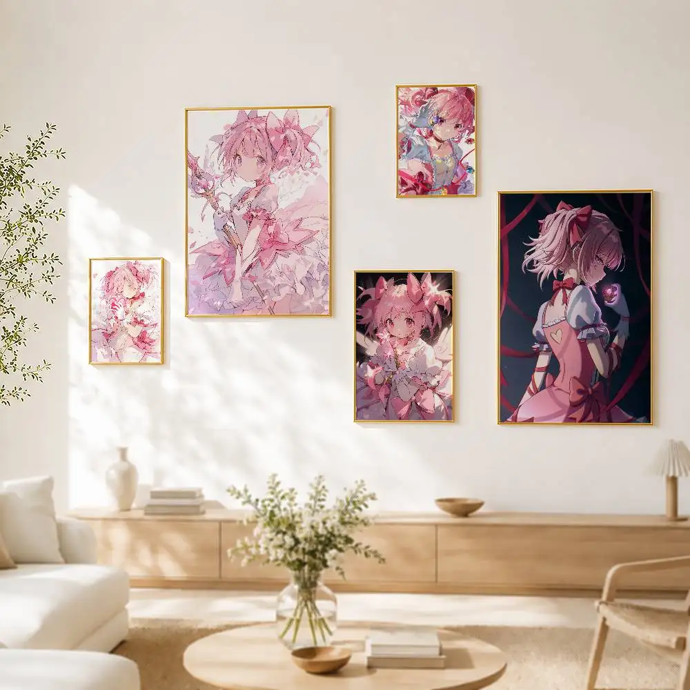 

P-Puella M-Magi Madoka Magica Waterproof Self-adhesive HD Poster Wall Sticker Home Decor Gift