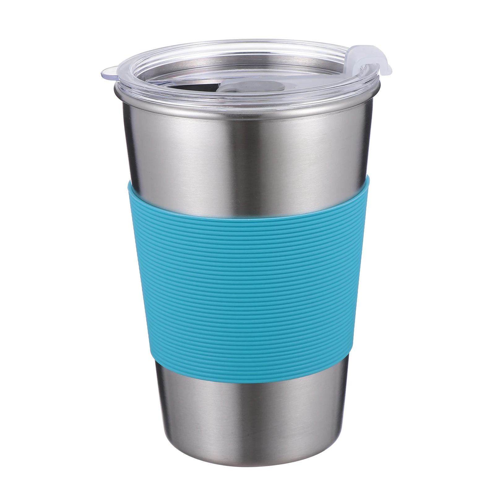 

Children's Insulated Cup 500ML Stainless Steel Kids Drinking Tumbler Anti scald Straw Lid Non Slip Protective Heat Safe