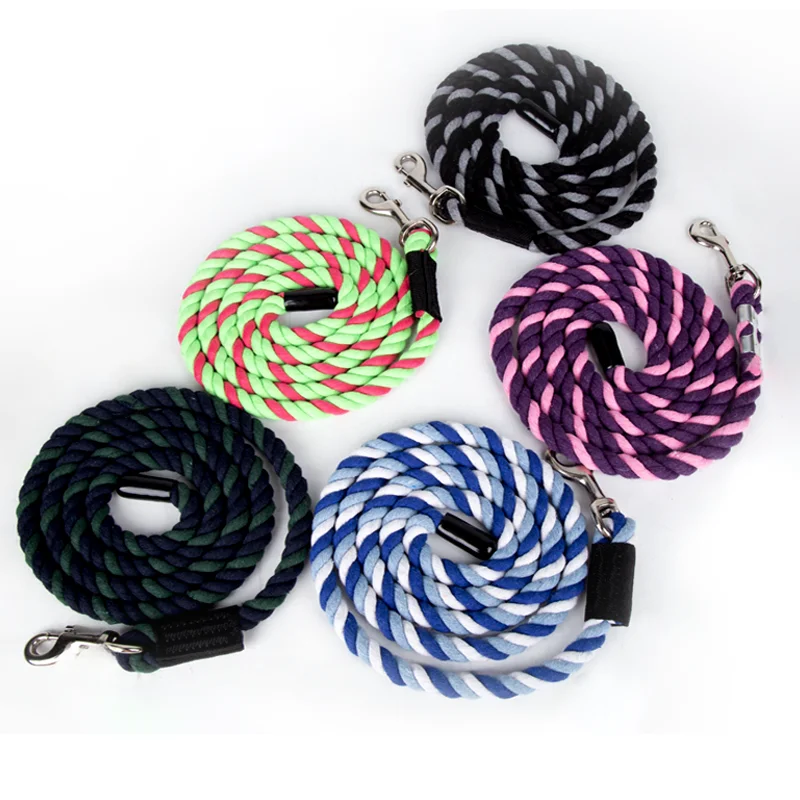 Cavassion leading horse or pets  rope 1.8metes long riding colorful cotton thread for leading horses