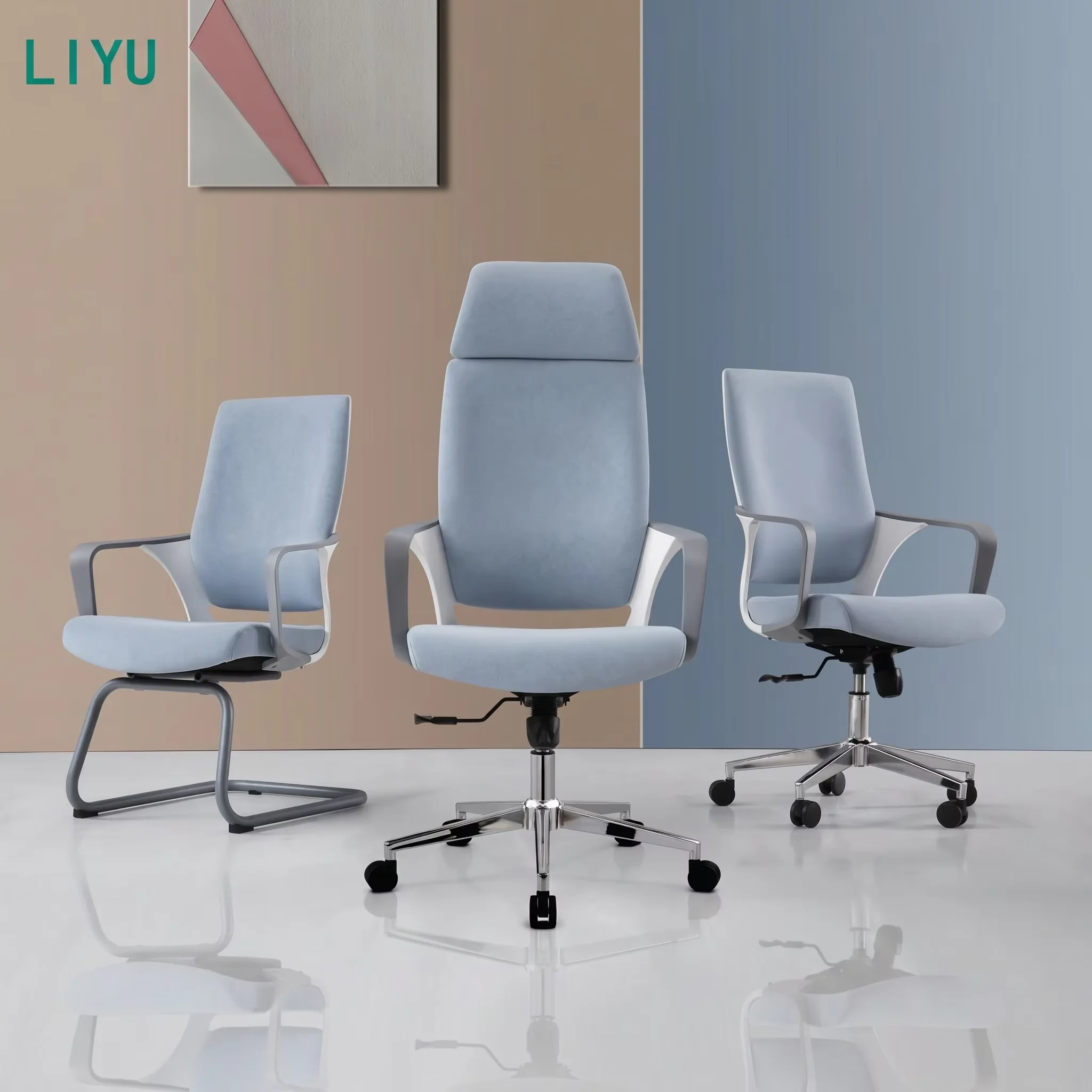 Ergonomic High Back Mesh Swivel Chair With Headrest Breathable Lumbar Support Executive Computer Desk Chair For Home Office