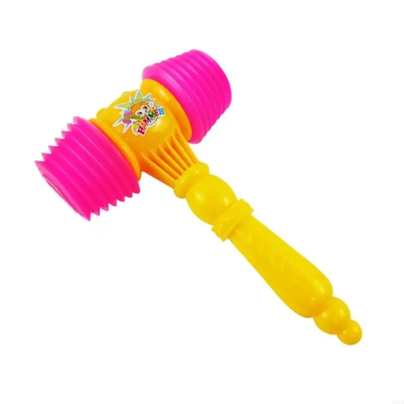 

G2TE Squeaky Hammer Toy for Kids Sensory Toy Fun Play Shaker Hammer Toy