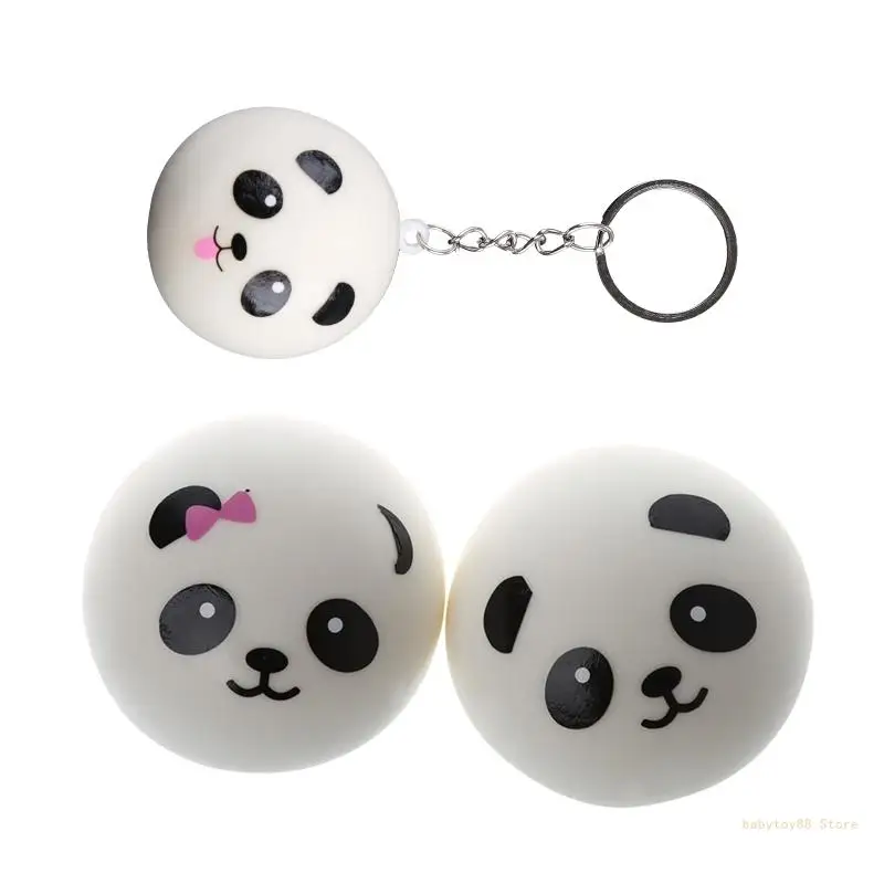 

Y4UD Children Funny Realistic Panda Cake Toy Massage for 6-8 Year Old Kids Relieve Stress Improve Intelligence Supplies