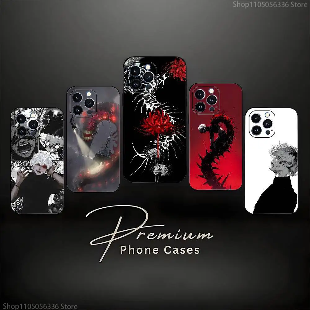 

T-Tokyo G-Ghoul comics Phone Case For iPhone 17,16,15,14,13,12,11 ,Pro Max,XS,X,XR,SE,Mini,8,7,Soft Silicone Black Cover