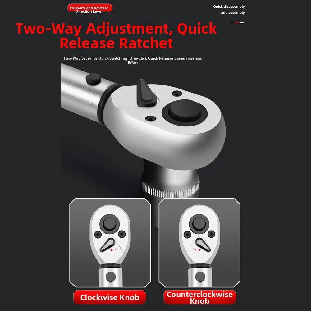 Dual Direction 3 8 Ratchet Wrench 72 Teeth Compact For Chromium Vanadium Steel Suitable for Professionals and DIY Use