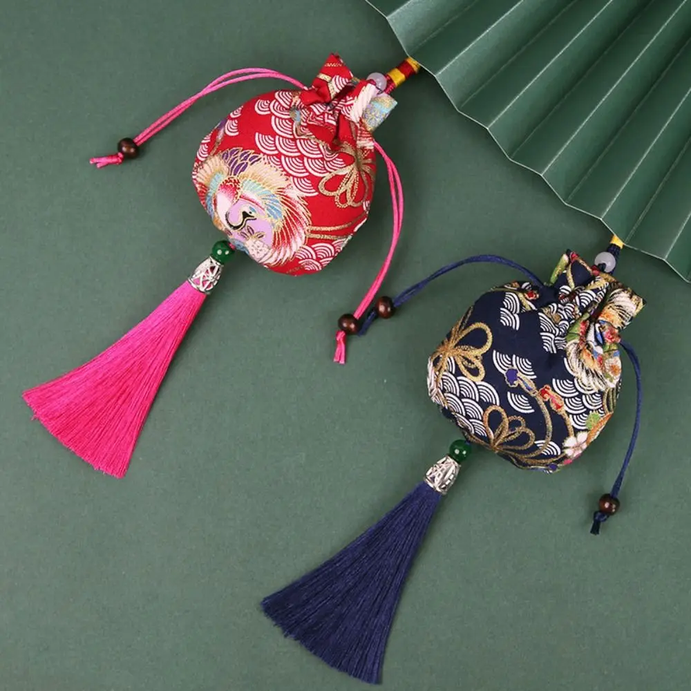

Printing Cloth Sachet Hanging for Filled Fragrant Herbs Chinese Style Sachet Jewelry Storage Bag Coin Purse Spice Bag Girl