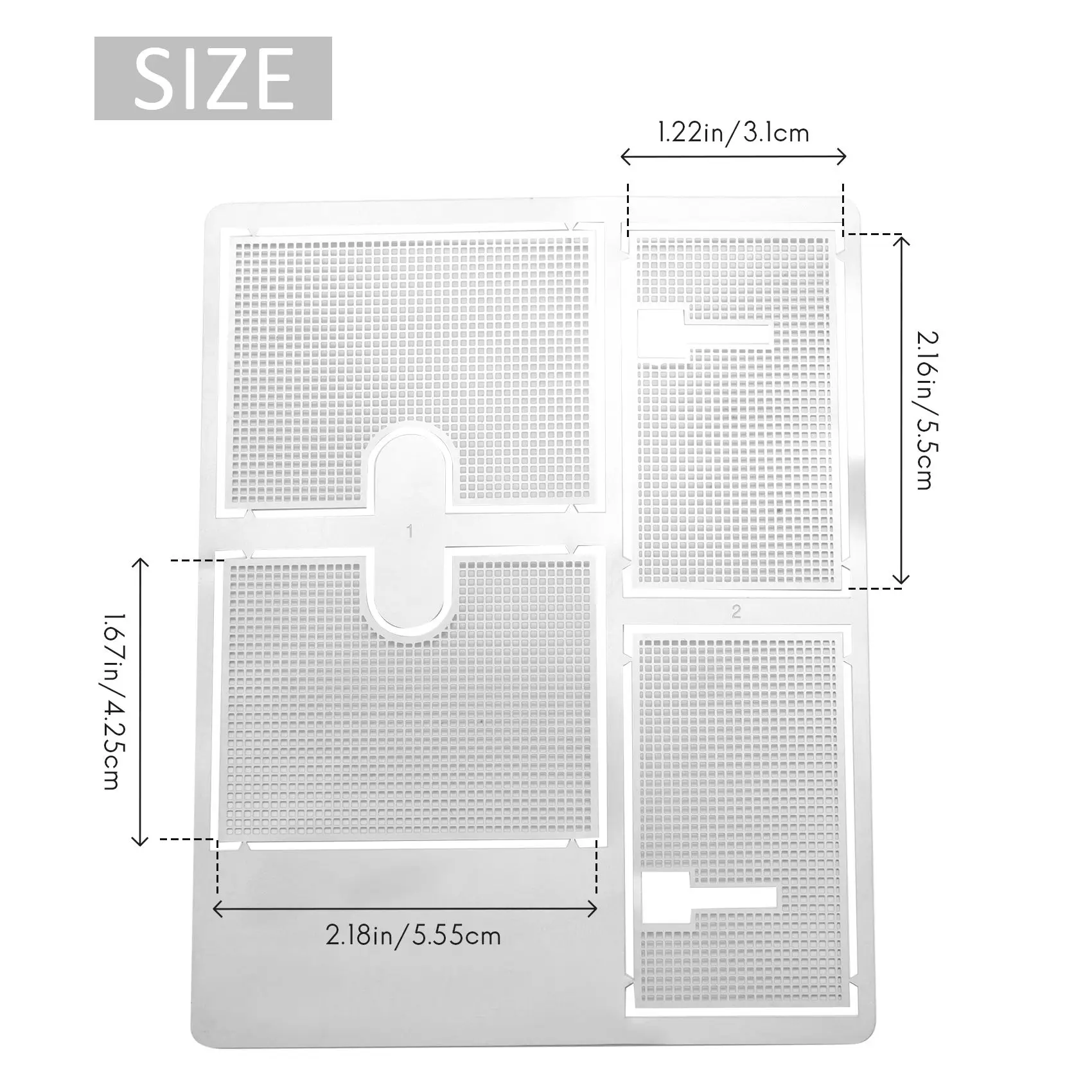 Red protectora de Metal decorativa, placa protectora de Metal blindado para 1/16 Heng Long German Tiger 3818 RC, piezas de mejora de tanque