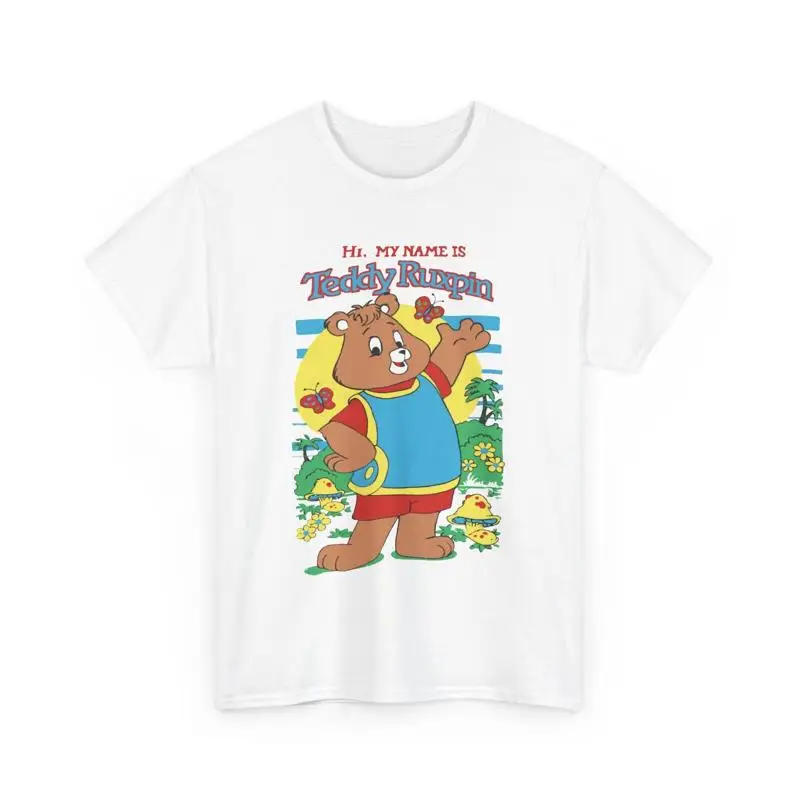 

Винтажная футболка с репродукцией пляжного полотенца Teddy Ruxpin