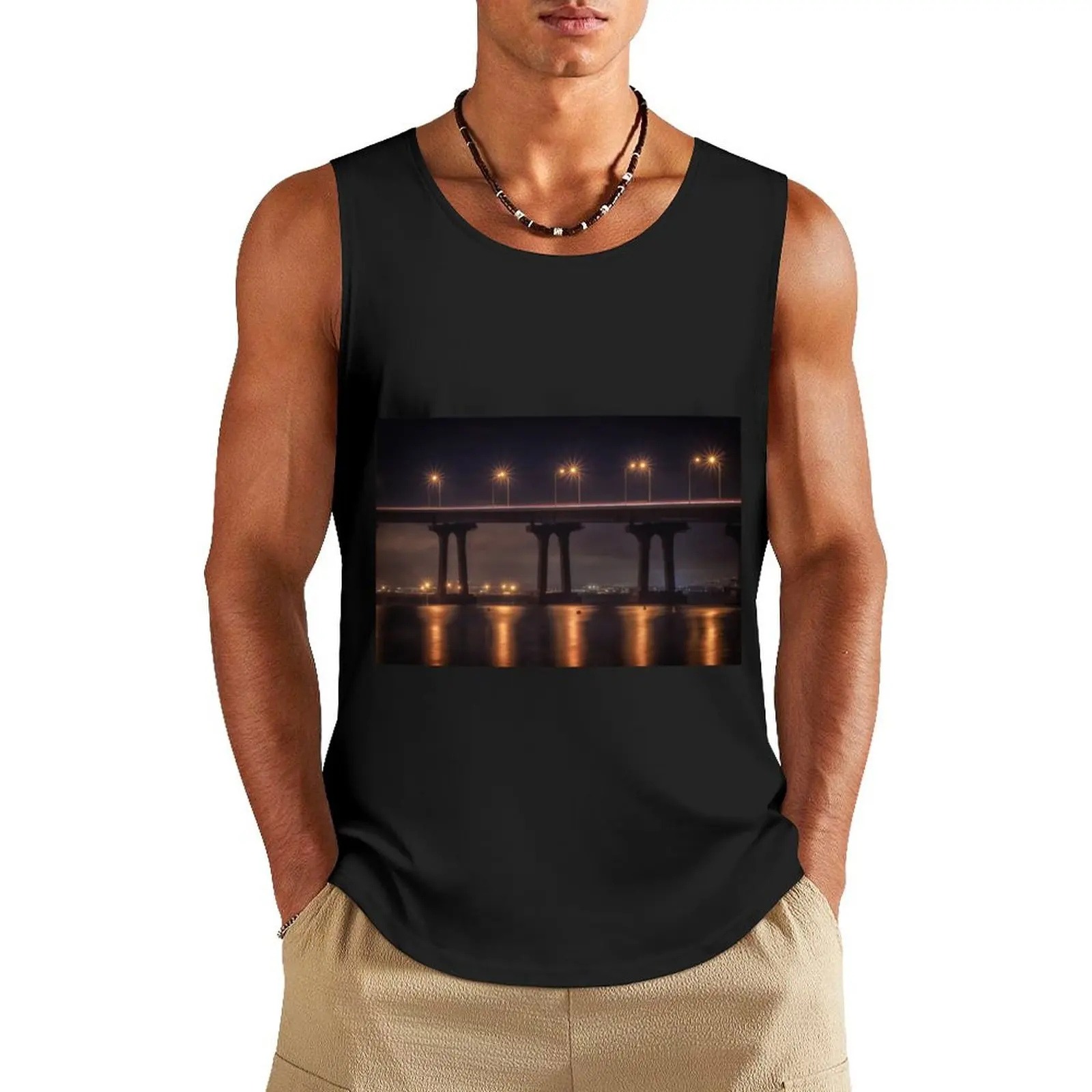 

Coronado Light Trails Tank Top vests for men Men's clothing Men's summer vest t shirts