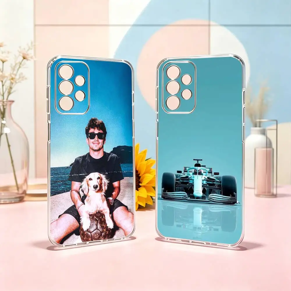 Racing Driver For Max Verstappens-S  Phone Case Transparent Silicone Soft For Samsung S25,S24,S21,S22,S23,S30,Ultra,S20,Plus,Fe