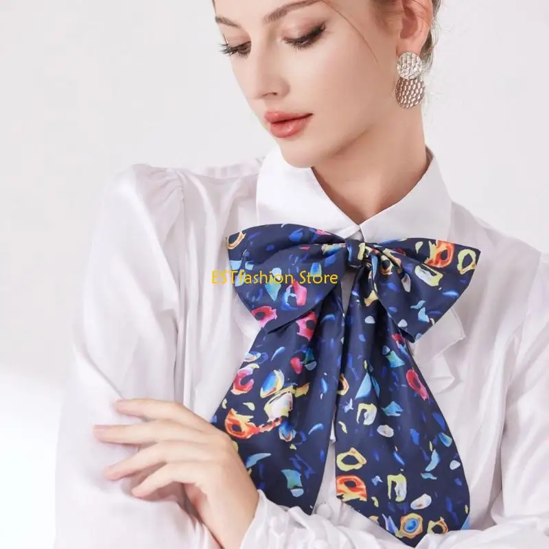 y5gc-printed-necktie-detachable-collar-scarf-adjustable-bowknot-faux-collar-for-women
