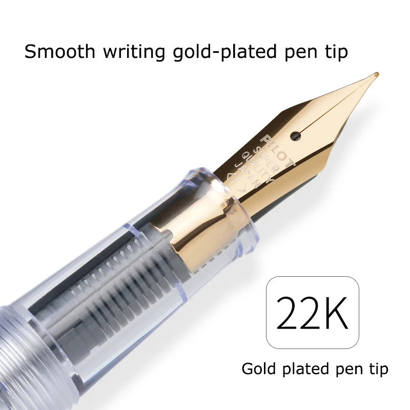 Zestaw piór wiecznych Pilot 78G Luxury, pozłacana stalówka 22K, płynne pisanie EF/F/M, pióro do kaligrafii, idealny prezent dla pisarza i profesjonalisty. — zdjęcie produktu 5