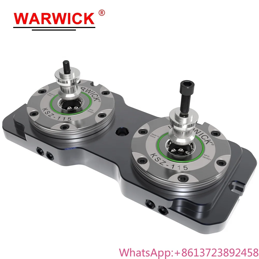 

KSZ115-T2 Hot Sale CNC zero Point Quick Change Pallet System 2 Way Clamping Stations for General Milling Applications