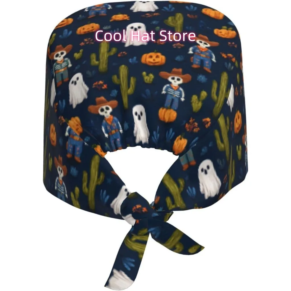 1pc Adjustable Nurse Scrub Cap with Sweatband & Built-In Absorbent Towels - Lightweight Quick-Dry 100% Polyester Hat, Adjustable