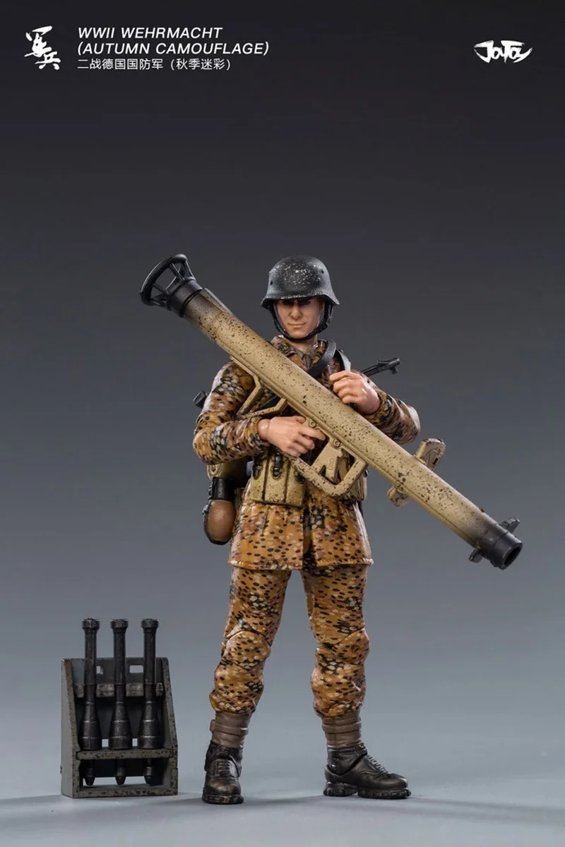 JOYTOY 1/18 3.75 액션 피규어, 2 차 대전 독일 Wehrmacht 가을 위장 애니메이션 컬렉션, 밀리터리 모델, 무료 배송, 3PCs/세트