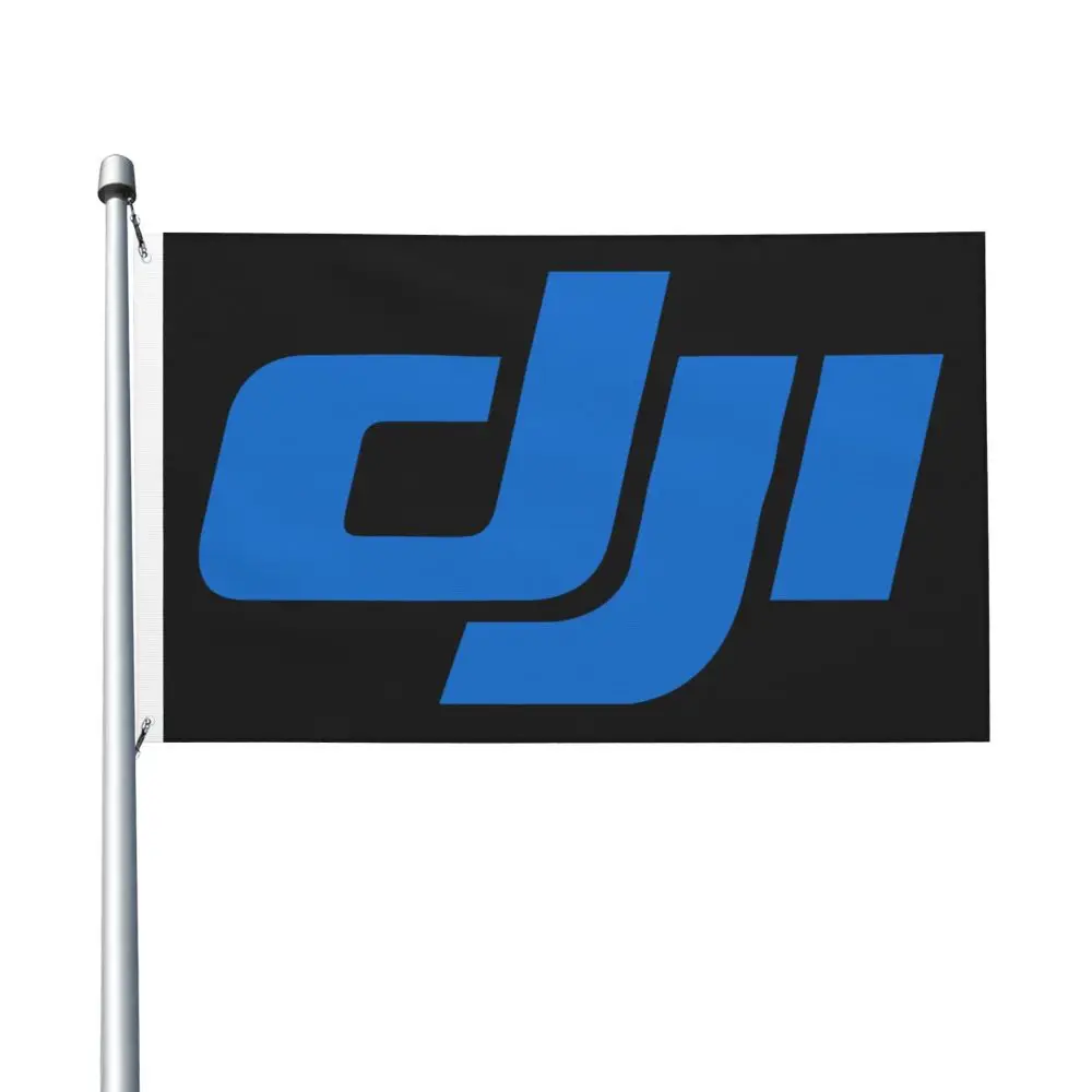 НОВЫЙ двухсторонний баннер DJI, флаг Бриз, садовый флаг, декоративный флаг, баннер для вечеринки, 3x5 футов (90x150 см)