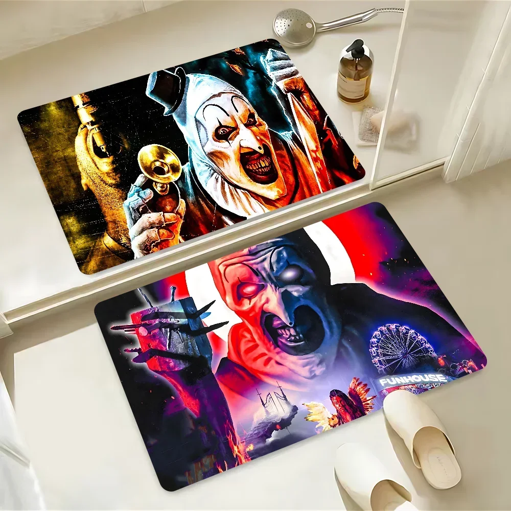 

T-Terrifiers 2 Anime Floor Mat Cheaper Anti-slip Modern Living Room Balcony Printed Bedside Mats
