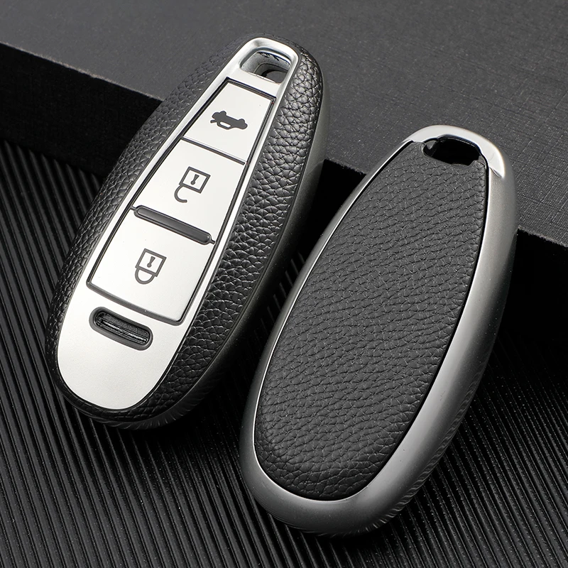 TPU Leather Car Remote Key Cover Case Shell Bag For Suzuki Swift Kizashi Vitara SX4 Baleno Ignis Ciaz S-cross Ertiga Protector