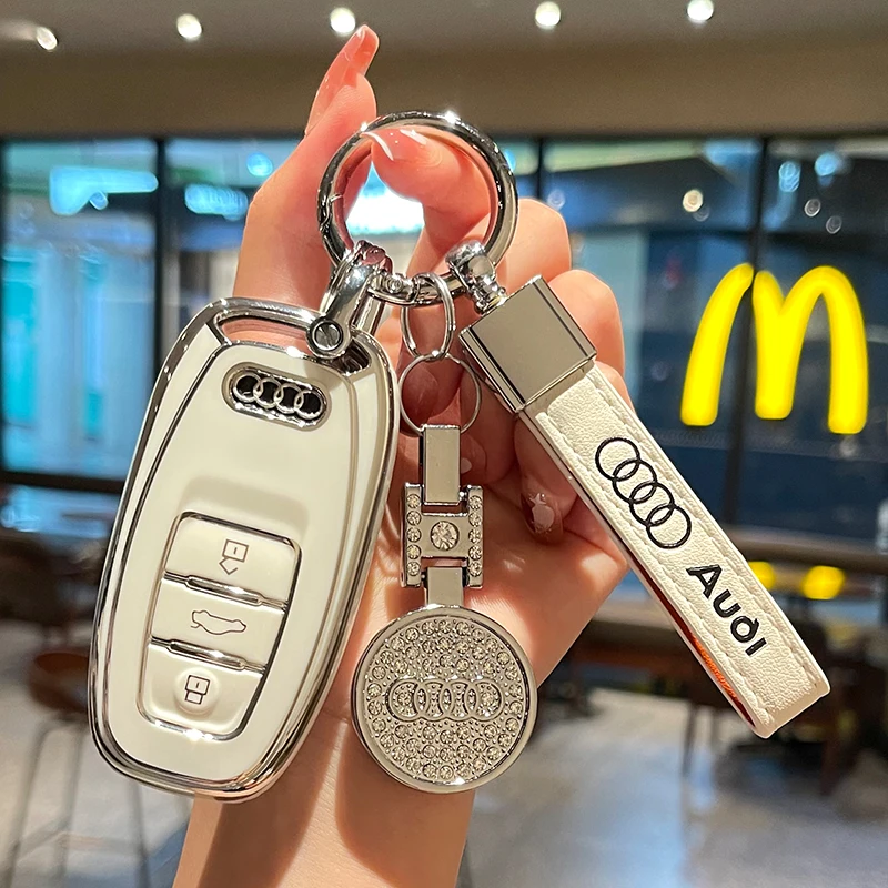 Car Smart Remote Key Case Cover Protective Shell Accessory For Audi A1 A3 8V A4 B8 B9 A5 A6 C7 A7 A8 Q3 Q5 Q7 S4 S6 S7 S8 R8 TT