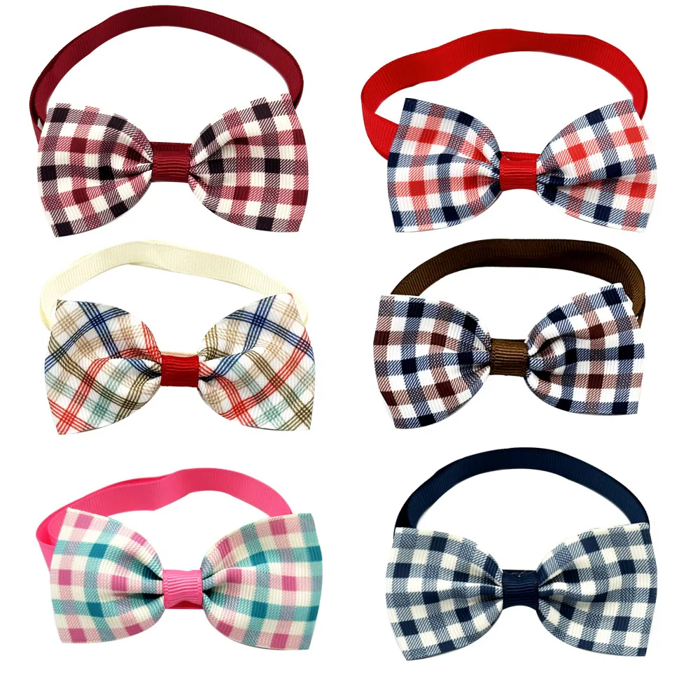 50/100pcs Cute Dog Fashion Bow Tie Dog Bowtie Small Dog Bowtie Bulk Pet Supplies Collars for Small Dogs Dog Accessories