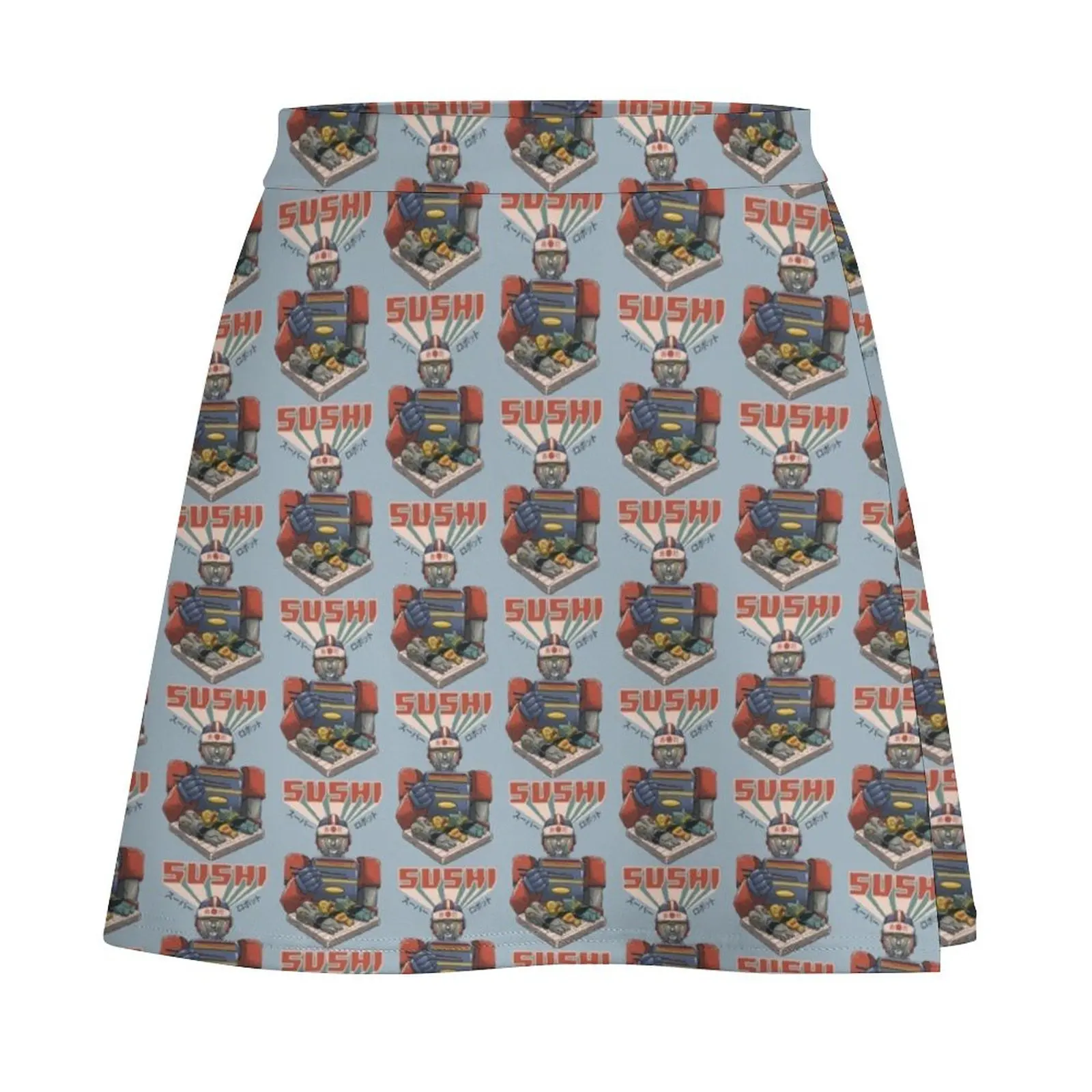 Super Sushi Robot Mini Skirt night club women korean women's clothes