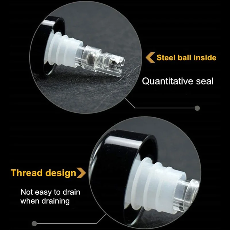 ABWR-16 Uds. Vertedor de botellas medido automático de 1Oz-medidor de espíritu vertedor bebidas vino dispensador de cócteles herramientas de Bar para el hogar