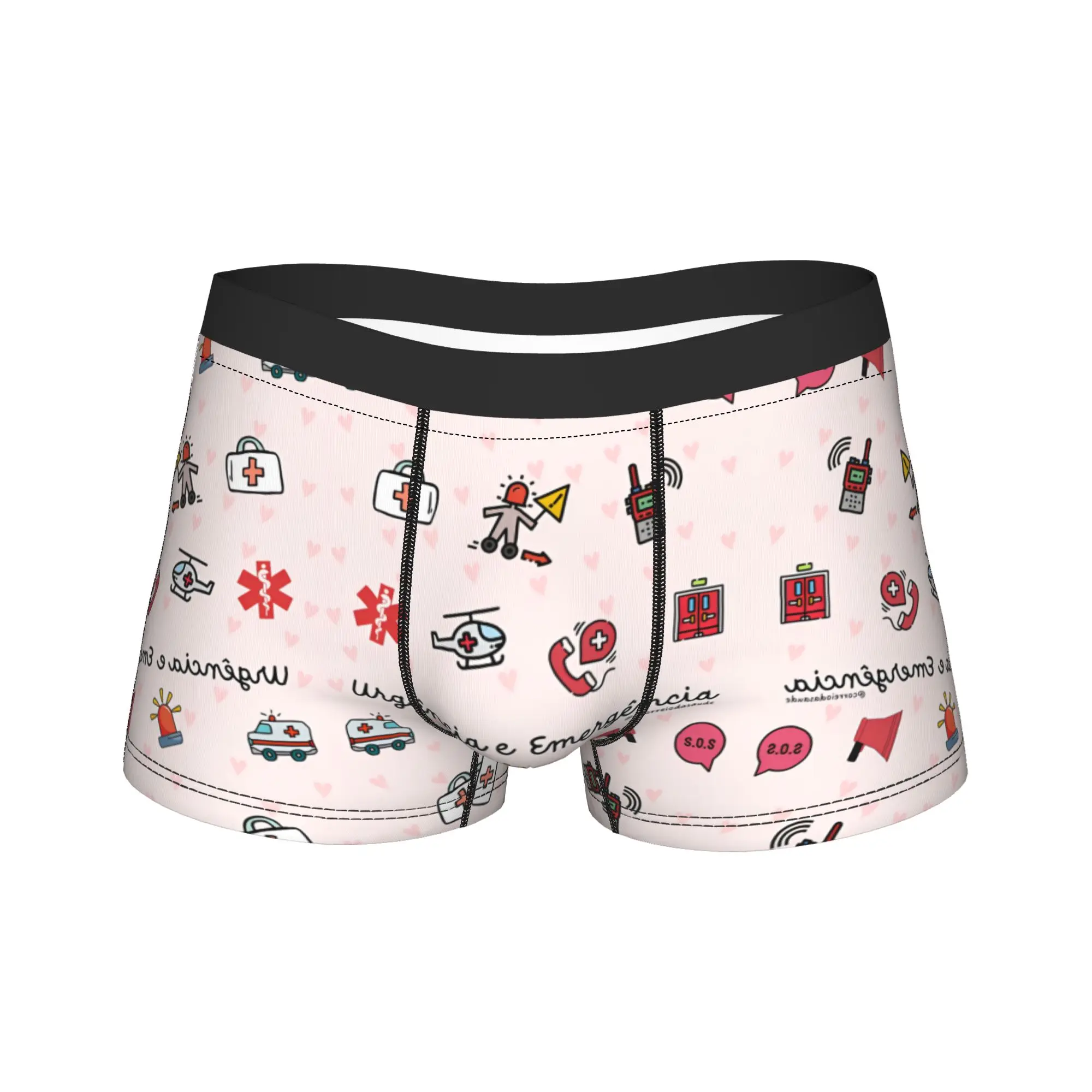 Enfermera En Apuros Doctor Nurse Underwear  Design Trunk Trenky Male Panties Elastic Shorts Briefs Birthday Present