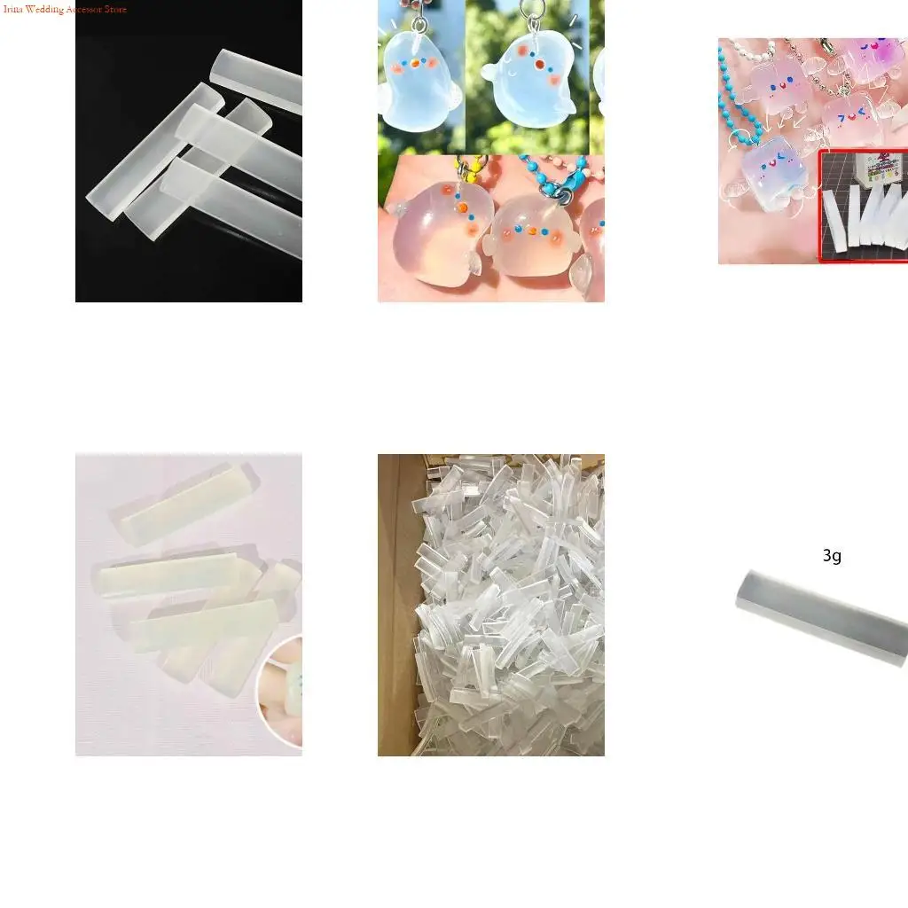 

G92D 5Pieces Plastic,Moldable Plastic,Melts in hot Water Jewelry Making Resin Art Supplies Thermoplastic Strips