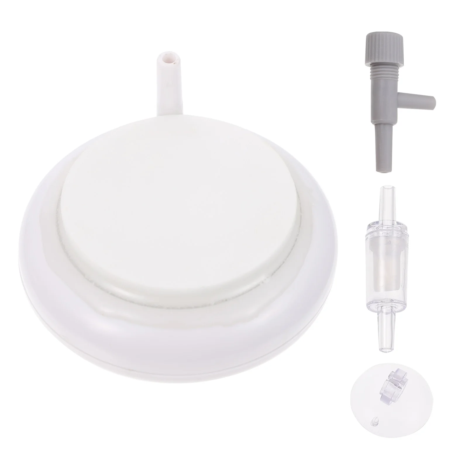 

Plastic White Air Stone Bubbler for Fish Tank Aquarium Nano Bubbles Oxygen Diffuser Uniform Small Dense Bubbles Pet Supplies