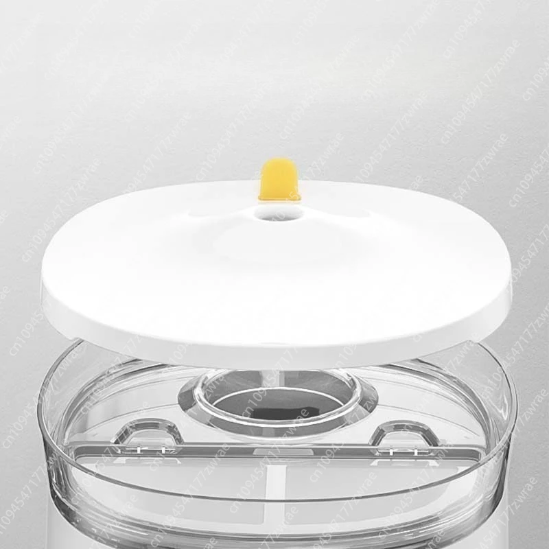 Ceramic Cover Set Is Suitable for Pet Third-generation Water Dispenser, Safe and Removable, No Dead Ends for Cleaning