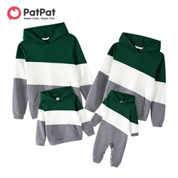 PatPat Family Matching Colorblock Long-sleeve Hoodies