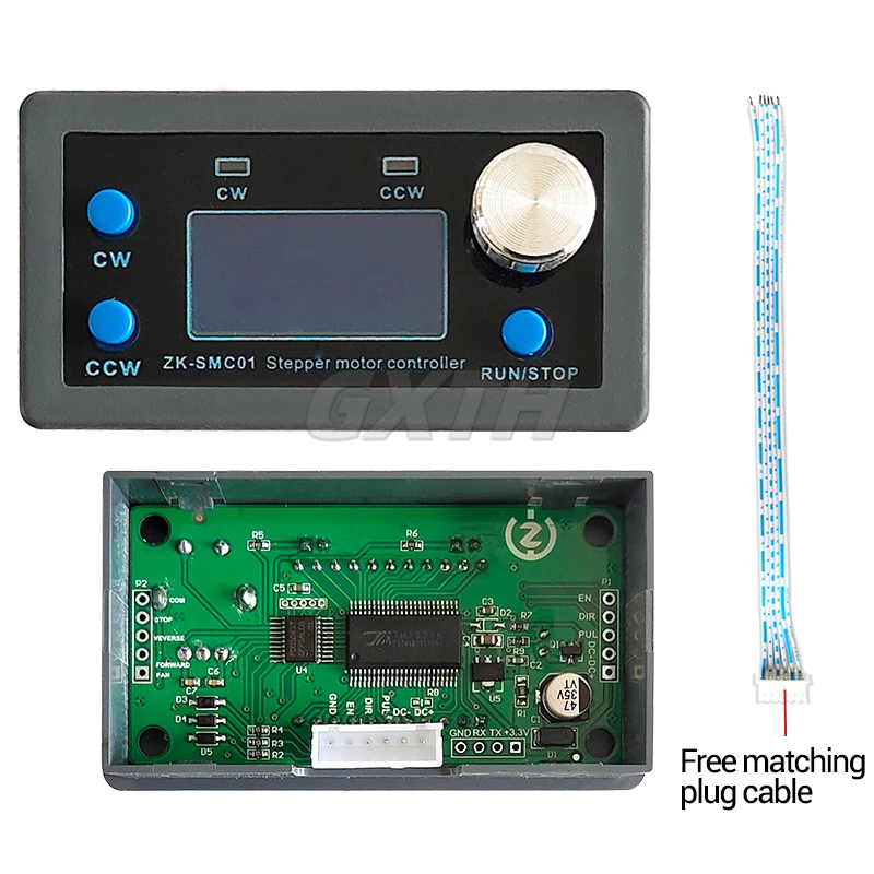 SMC01/SMC02 42 57 Stepper Motor Single Axis DC10-30V/5-30V Forward Reverse Control Driver Angle PLC Serial Communication