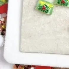 30 قطعة الكرتون الإبداعية ندفة الثلج قفازات الأيائل مسمار السحر شفافة سانتا كلوز عيد الميلاد سلسلة الراتنج DIY مسمار الفن الديكور #6