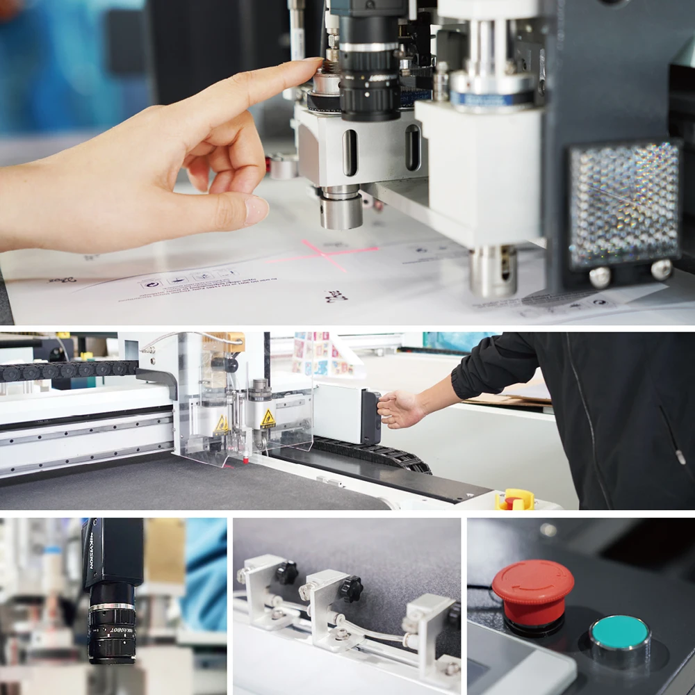 Fully Automatic Cnc Cardboard Cutting Machine Precise Cutting Cartoon Paper Graph Sticker Prices