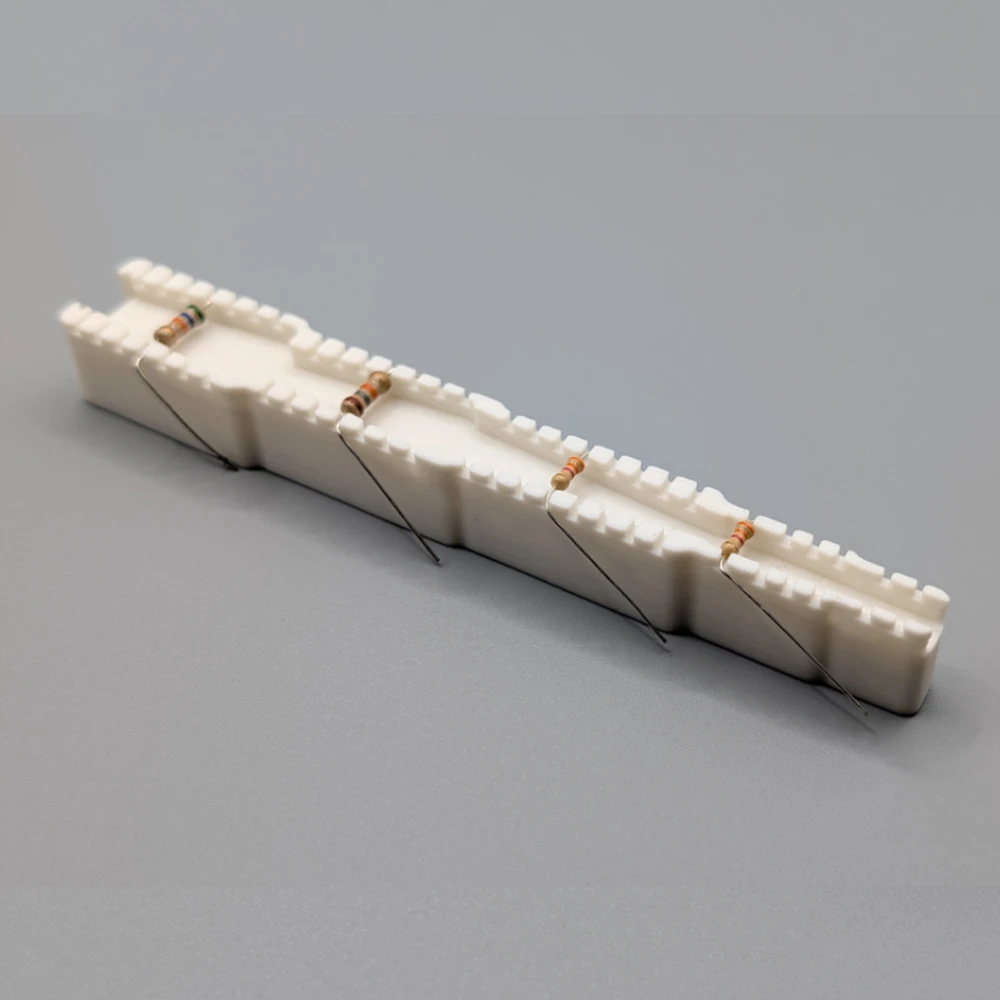 For Bending Transistors/Resistors Wall-Mounted Folding Clamp - 8mm Hole Spacing Precision Resistor Lead Bending Car Accessories