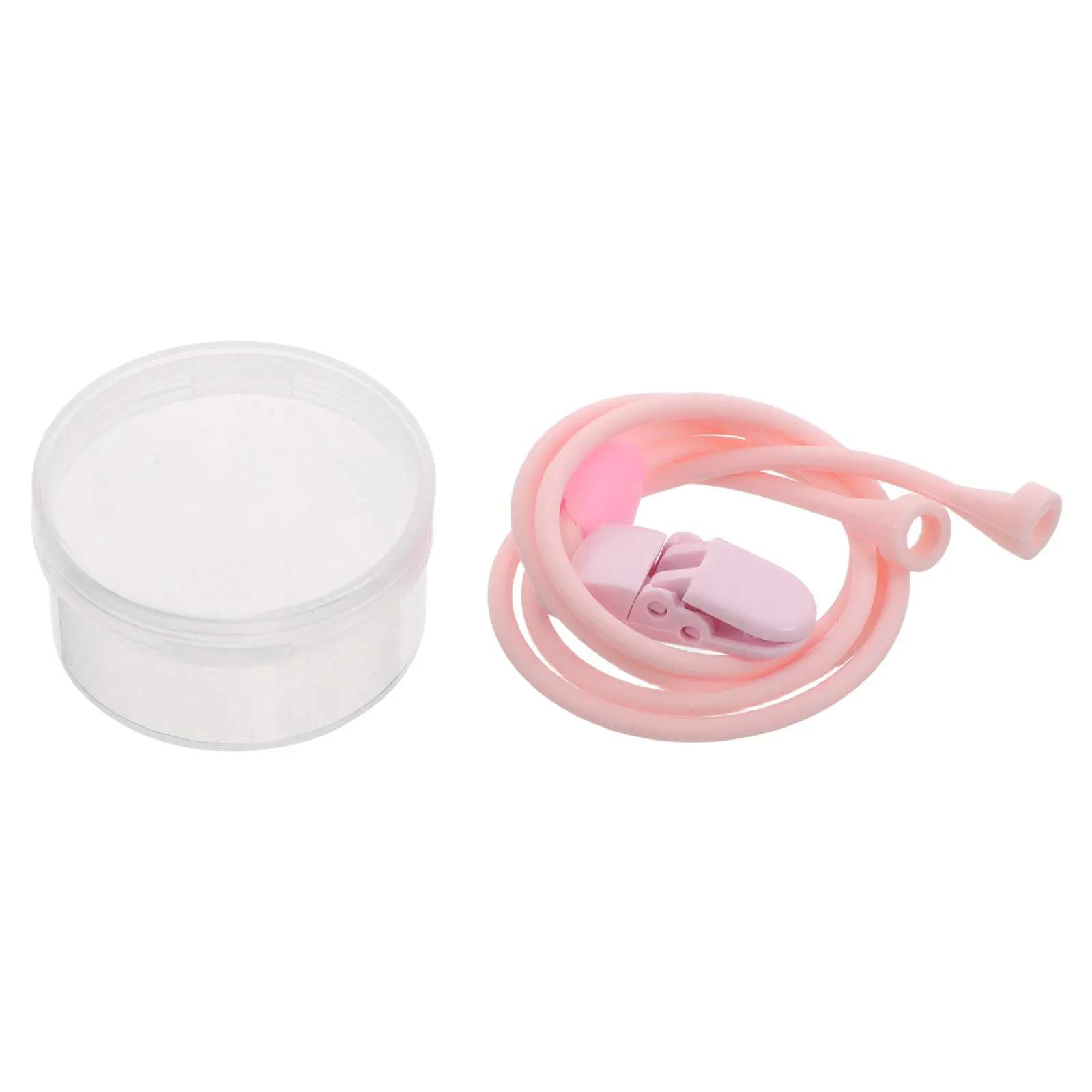 Anti-Loss Hearing Aid Holder Silicone Retention Lanyard Lightweight Elastic Cord Secure Fit for Active Lifestyle Seniors
