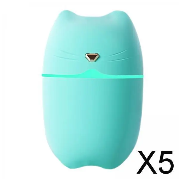 Confezione da 2-6 260ml con Design a orecchio di gatto Mini umidificatore diffusore di olio essenziale verde